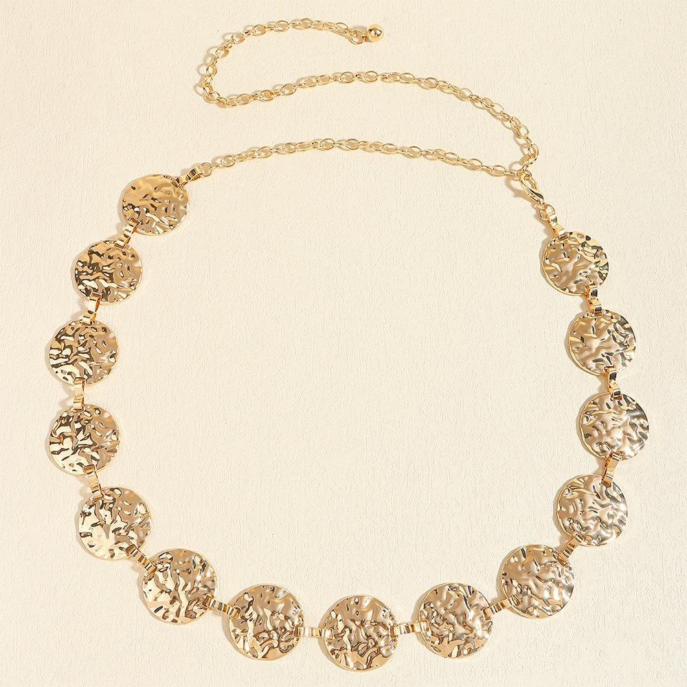 Versatile Punk Waist Chain Luxury Style Dress Waist Chain Simple Metal Waist Chain