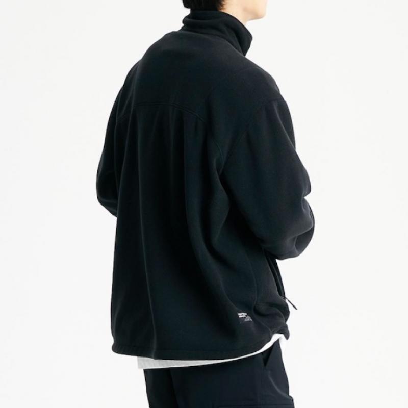 New Balance Half Club Uni Short Wool Fleece Stainless Steel Zip Up Nbmdd42913 19