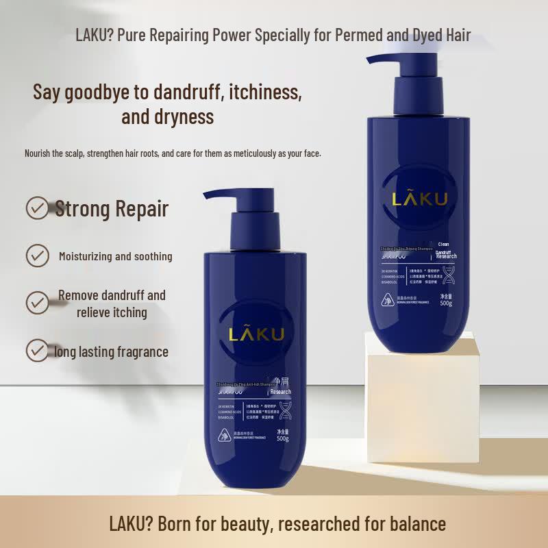 LAKU Keratin Amino Acid Anti-Dandruff & Oil Control Shampoo