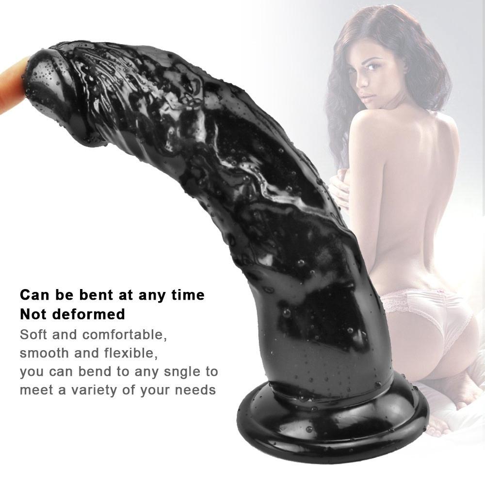 5 Size Soft Dildo MoDi Black Realistic Fake Dick Penis Butt Plug Sex Toys for Woman Men Vagina Anal Massage