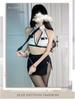 Sexy Police & Flight Attendant Roleplay Lingerie Set - Temptation Bodycon Skirt & Secretary Outfit for Couples