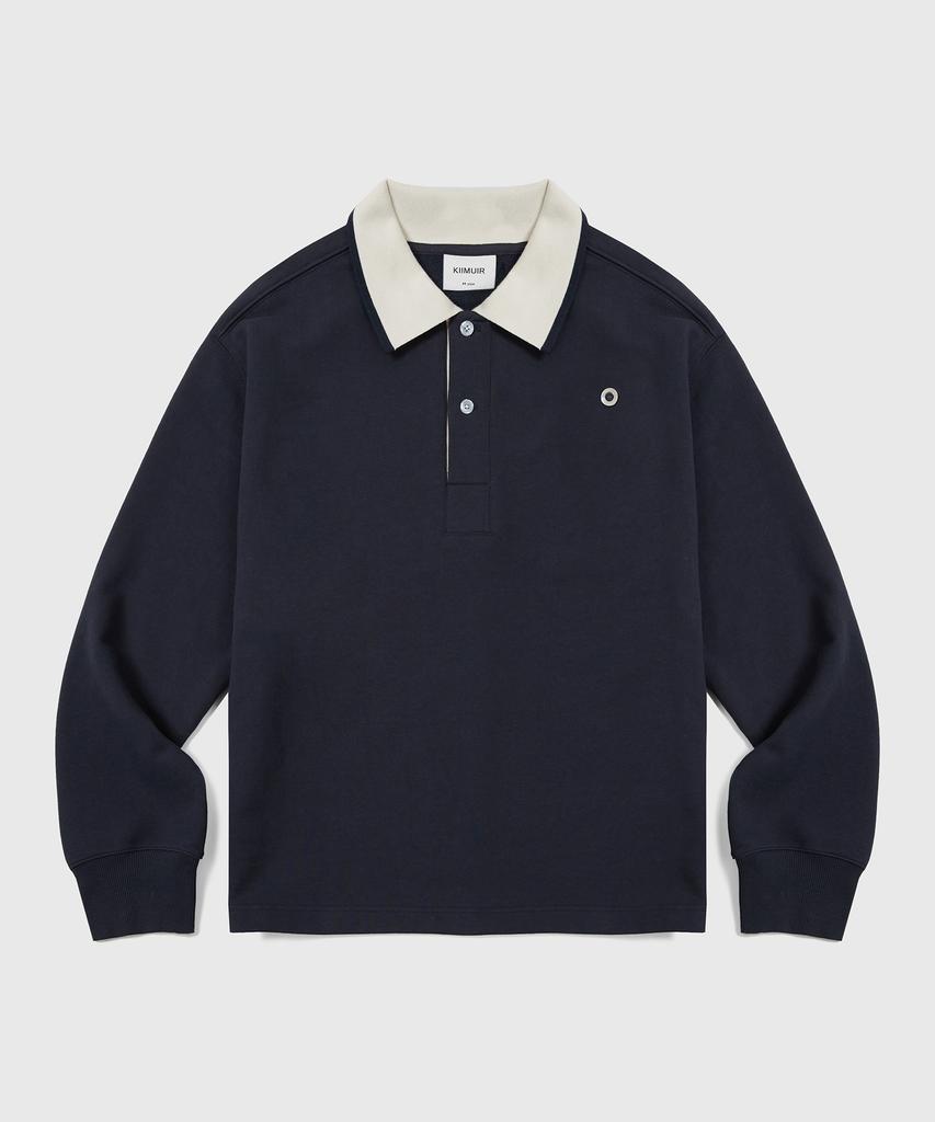 Kimwear Rugby Collared Sweatshirt_Navy
