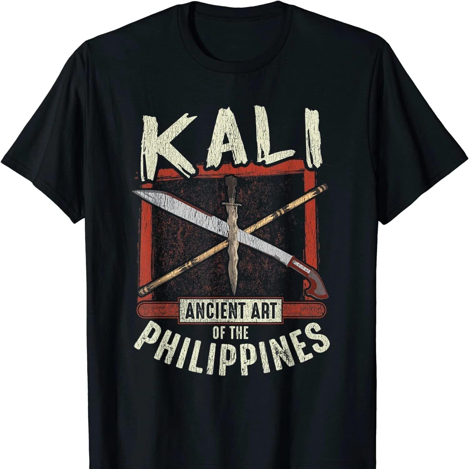 Kali Eskrima Arnis Filipino Martial Arts T Shirt New 100% Cotton Short Sleeve O-Neck T-shirt Casual Mens Top S чёрный