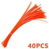 40 Stück für Worx WG430 Elektrischen Laubhäcksler Ersatz-Trimmfäden, WA0050 DCQW