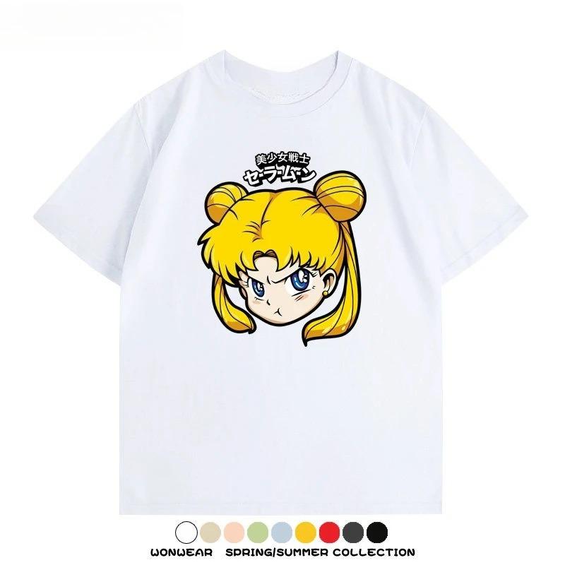 

Sailor Moon Inner Senshi Modern Casual Group Print Oversized Anime Women And Men T-Shirt XXL