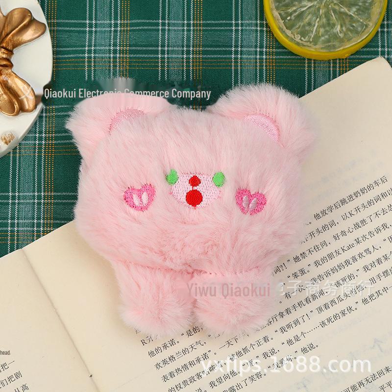 Cartoon Bear Brooch: Bag Charm, Headdress, Earmuffs, Shoes & Accessories