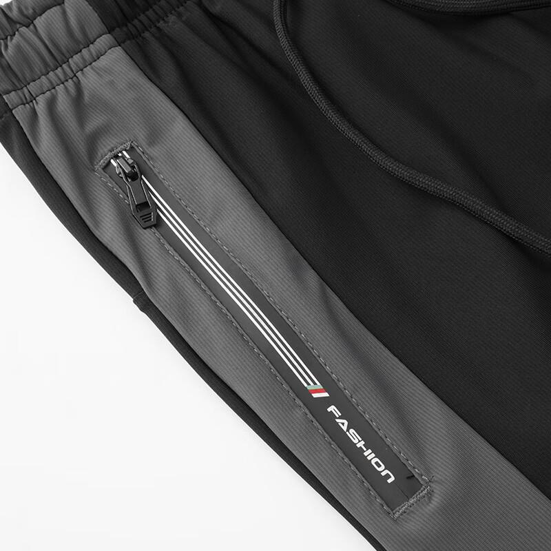 Del Hui Men's Ice Silk Quick-Dry Straight Leg Casual Pants