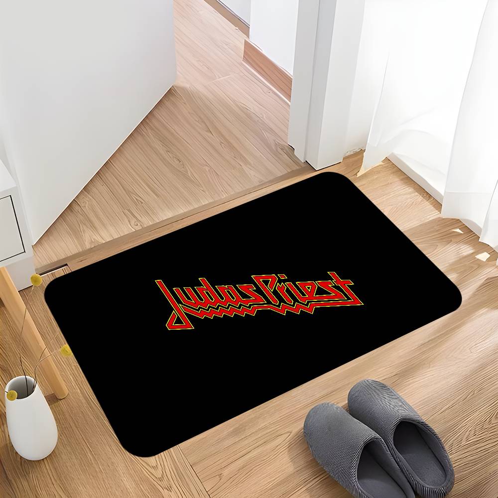 Band J-judas Priest Room Mats Anti-slip Absorb Water Long Strip Cushion Bedroon Mat Household Carpets