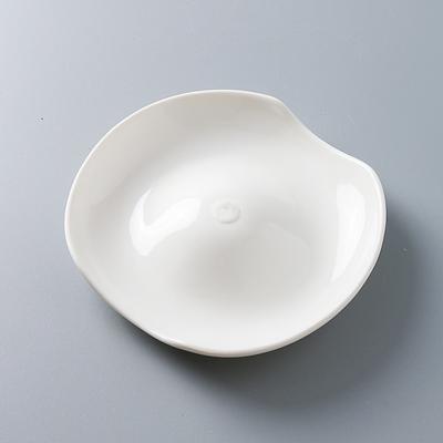 BRCeramic Sushi Dish Restaurant Porcelain Lotus Leaf Molecular Cuisine Tableware Dessert Snack Plate Dipping Sauce Fruit PlatterEY
