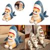 Shark Cat And Dog Plush Toy Soft And Cuddly Gift For Kids, Room Decoration