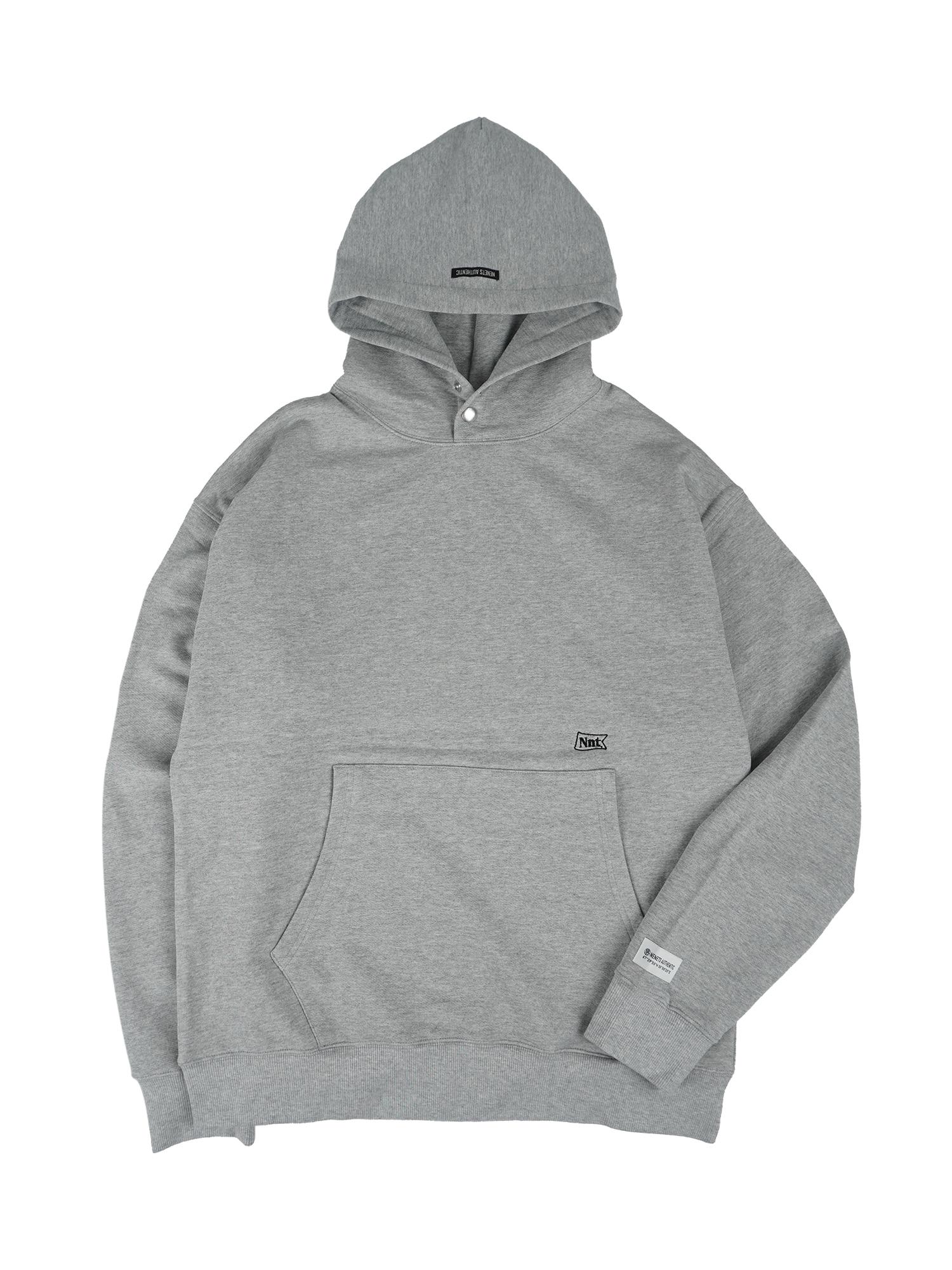 Nenets Authentic Logo Needle Hoodie Sweat Gray Grey/Basic(M)/Free