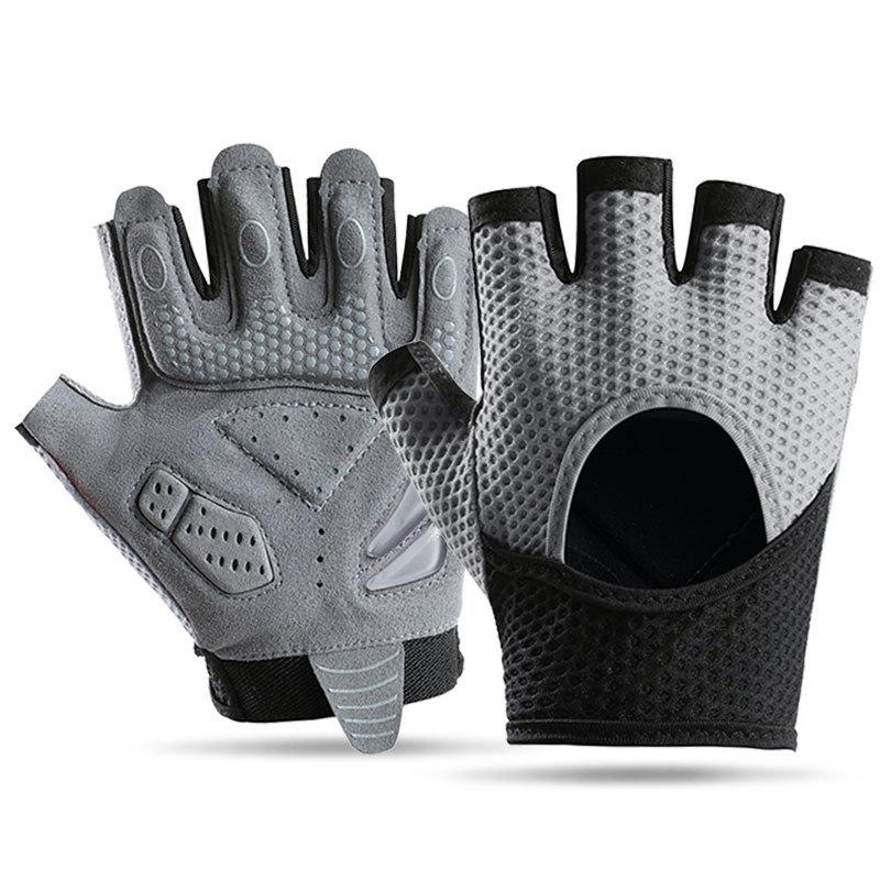 Cycling Fitness Half-finger Gloves Men's and Women's Sports Non-slip Wear-resistant Soft Gloves