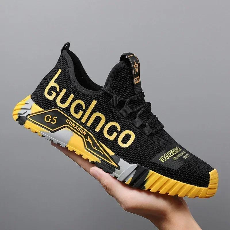 

Sports Mesh Lovers Running Shoes Fashion Breathable Vulcanized Shoes Men Shoes Summer 2025 Casual Shoes Outdoor Light Hiking 44