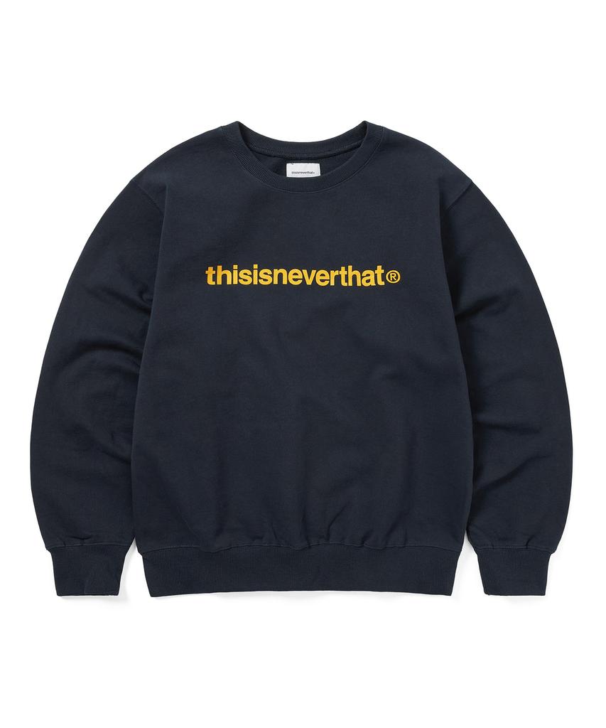 THISISNEVERTHAT T-Logo Lt Crewneck Navy
