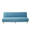 3D Jacquard Non-Slip Elastic Sofa Bed Cover - Full Coverage & Dirt-Proof for Armless Foldable Sofas