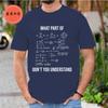 Summer T Shirt for Men T-shirt Unisex Streetwear Mathematics Math University Teacher Ironic Joke Graphic Fashion Men's Clothing