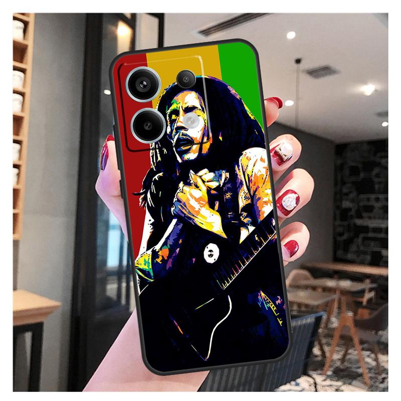 

Чохол Bob Marley для Xiaomi Redmi Note 13 Pro 12 11 9 10 12S 11S 10S 9S Redmi 13 12 10C 12C 13C Чохол Redmi Note 12S