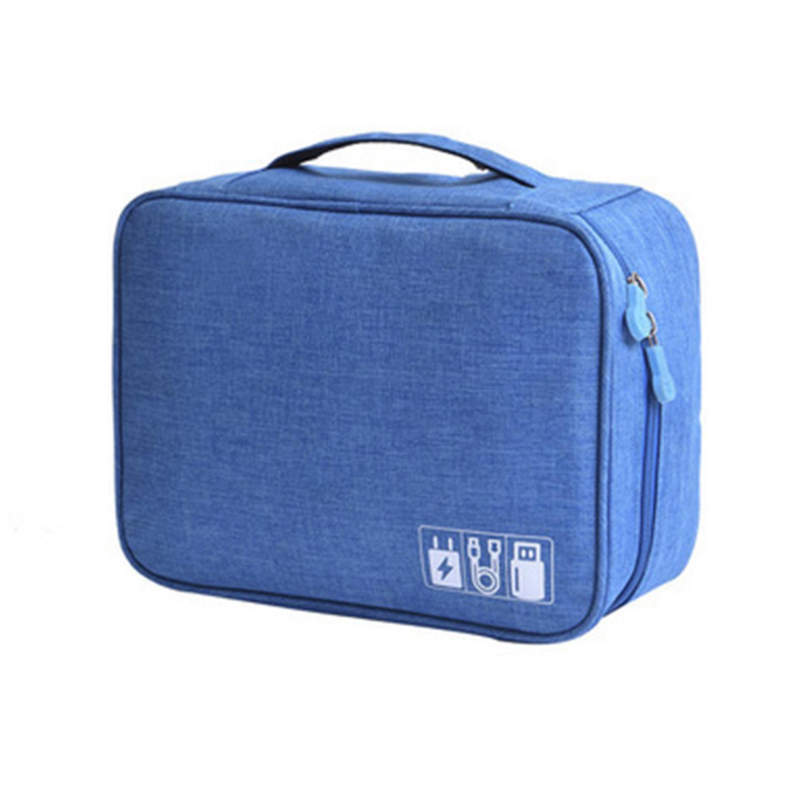 

Дорожная сумка-органайзер для электроники, сумка для хранения кабельных аксессуаров, свободное отдельное пространство