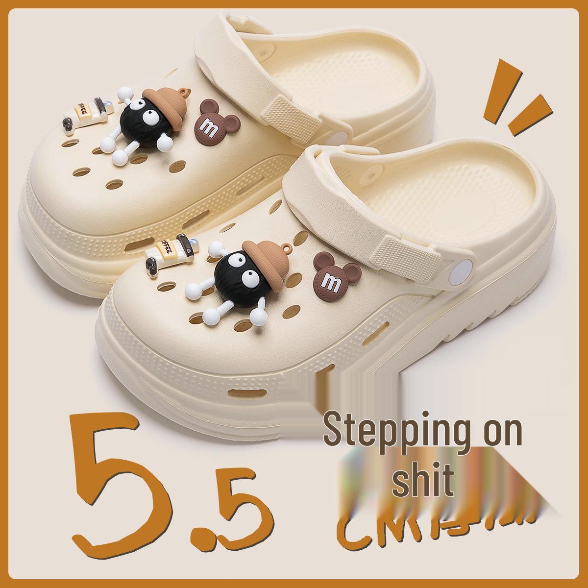 

Женские летние 2025 медицинские сабо - EVA толстая подошва больничные тапочки 38-39