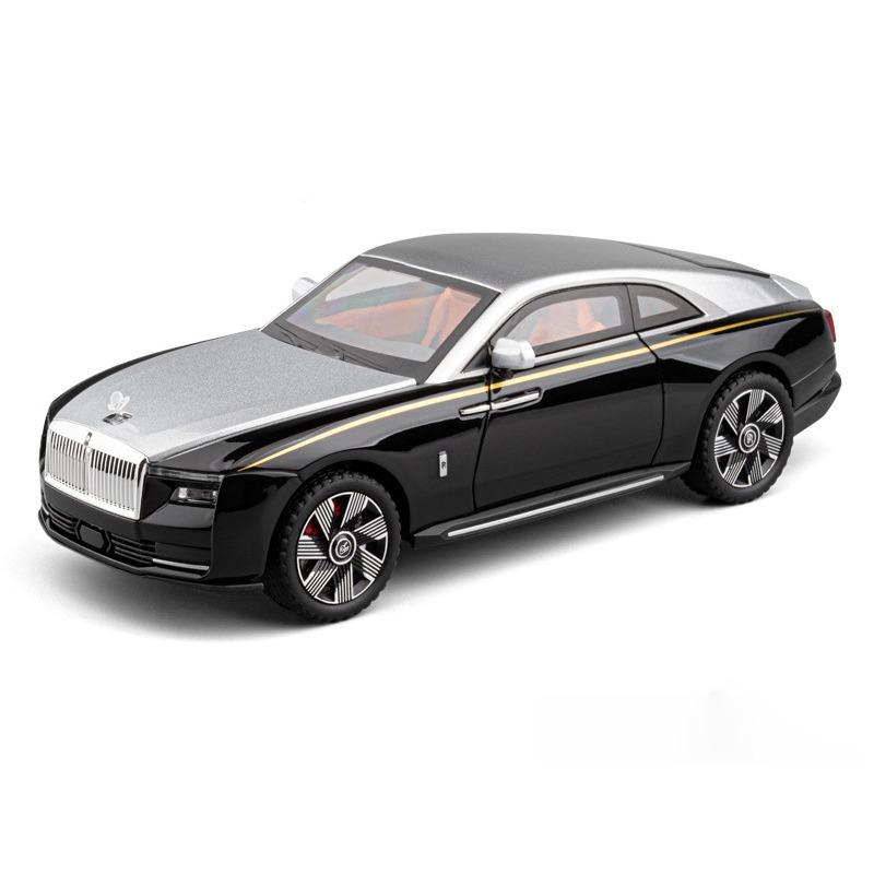1/24 Rolls Royce Spectre Alloy Luxy New Energy Car Model Diecast Metal Zabawka Ładowanie Pojazdy Model Samochodu Dźwięk i Światło Prezent Dla Dzieci