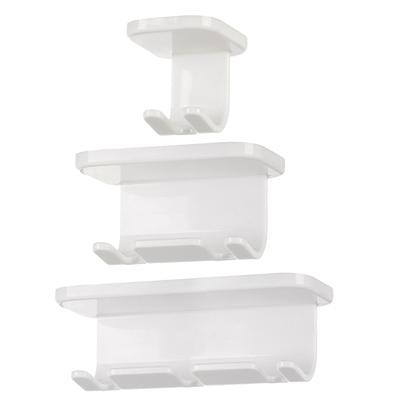 Bathroom Organizers Adhesive Wall Mounted Shelf for Dental Accessory Toiletries Portable Designs Easy To Installion