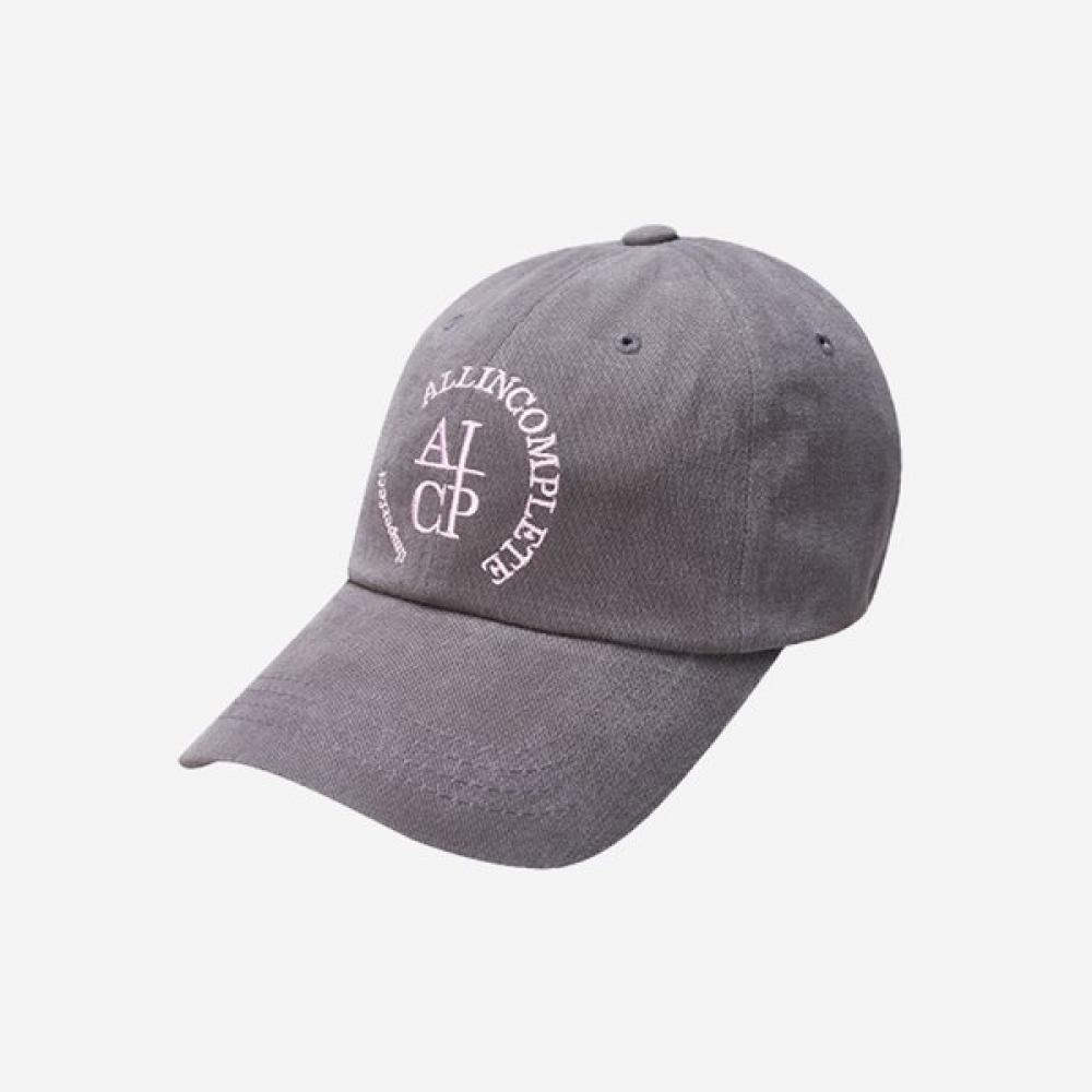 Allincomplete Charcoal Round Logo Ballcap Single option