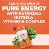Nutrela Daily Energy Biofermented B Complex 30 Capsules x Pack Of 2 For Men Women Metabolism Support Vitality Supplement