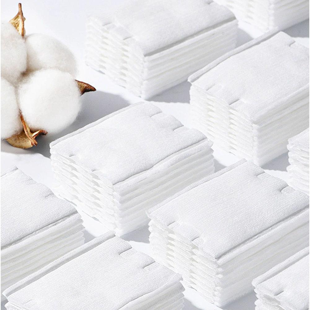 50/100/222pcs Disposable Soft Makeup Cotton Pads 3-Layer Facial Cleansing Wipes Gentle Remover Pads Cosmetic Cleaning Tool