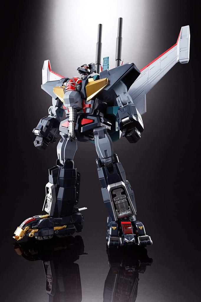 TAMASHII NATIONS Chogokin Damashii Super Beast Machine God Dancouga 250mm ABS PVC Painted Action Figure GX-13R (Renewal Version) Approx. & Die-cast &