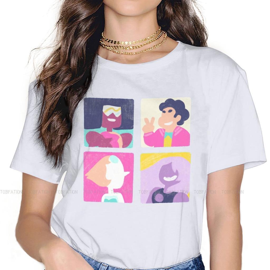 Steven Universe Animation Science Fiction Tshirt For Unisex Girl 5xl Crystal Gems Boxes Humor Leisure Sweatshirts T Shirt Novelty