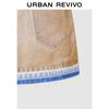 UR 2025 Women's Retro Washed Denim Mini Skirt