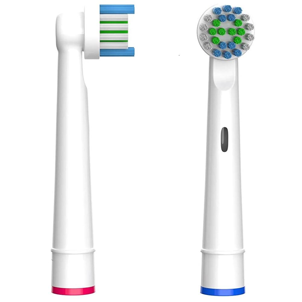 4 Pcs/Pack Electric Toothbrush Replacement Head For Oral B Soft Bristles Toothbrush Heads Precision Clean Brush Heads Refills