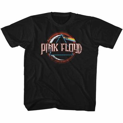 Kinder Pink Floyd Dark Side of the Moon Schwarz Musikband T-Shirt