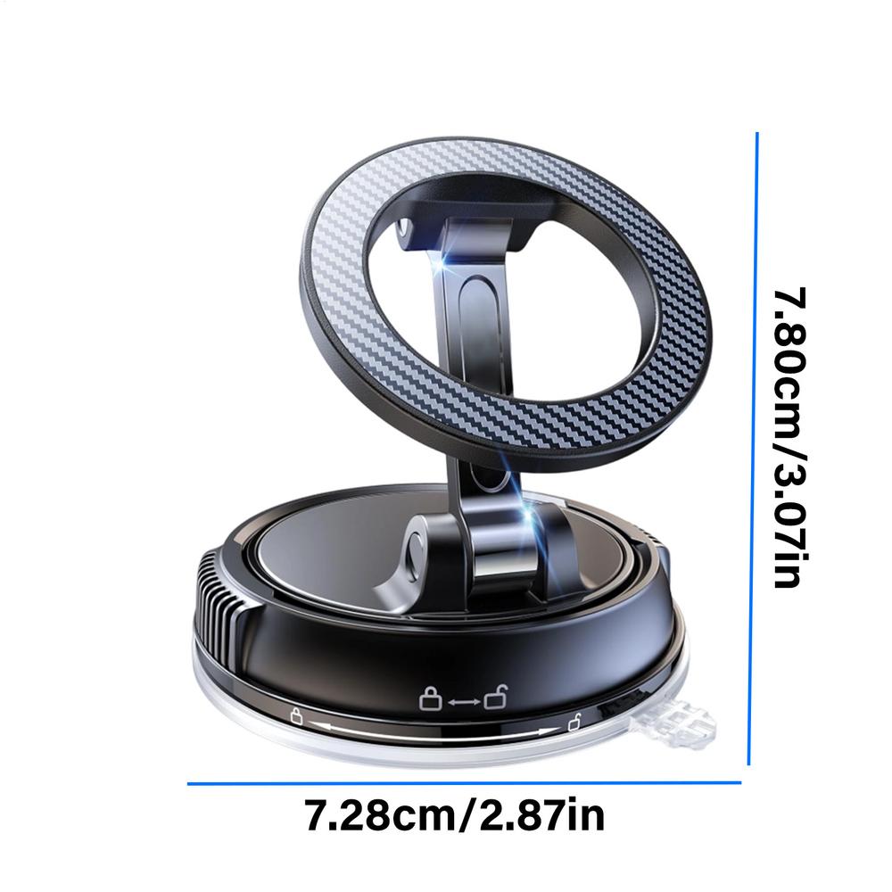 Magnetic Suction Cup Phone Mount For Magnetic 360 Degree Adjustable Magnetic Car Phone Holder Foldable Car Mount