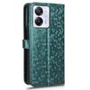 For Blackview Color 8/Oscal Modern 8 Stand Case Dot Pattern Magnetic Clasp PU Leather Phone Cover