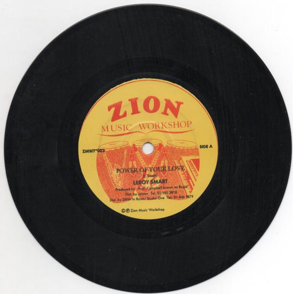 

7-дюймовая пластинка LEROY SMART Power Of Your Love Music In The D ZMW7002 Zion Music Work UK Регги Ска Даб Б/у