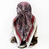 New 90cm Scarf for Women: New Headscarf, Cashew Flower Shawl, Vintage Paisley Square Scarf