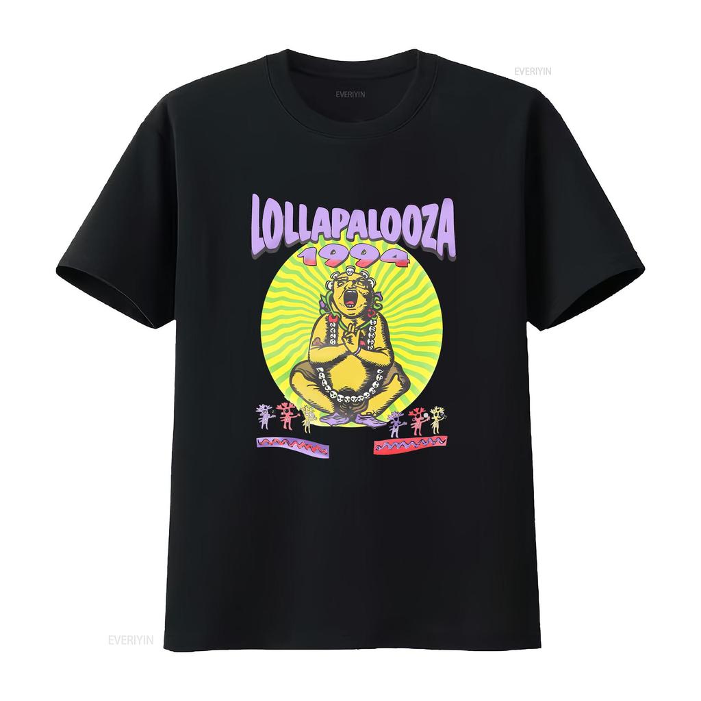 Vintage 1994 Lollapalooza Tour T Shirt vintage Washed graphic Stretched Stylish Soft Casual Comfortable streetwear Breathable