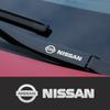 Kovový emblém Auto Dekor Samolepky Reflexní Stěrače Okna Auta Pro X-trail Nismo Almera Juke Sentra Navara Leaf