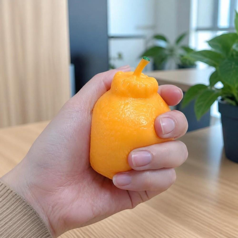Knusprig Knisternd Orange Quetschspielzeug Formbar Realistische Früchte Kneten Heimdekoration