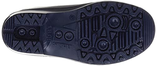 Achilles Lightweight Rain Boots, Made In Japan, Sizes 18cm-24cm, E, for Boys and Girls, Navy, OFR 0520, Size 23.0cm