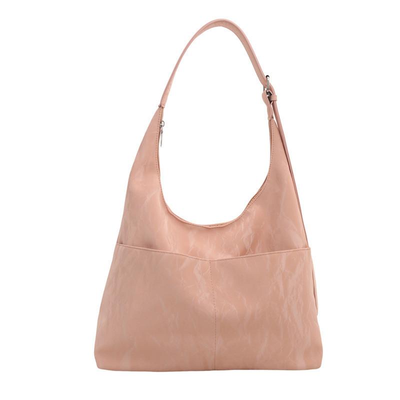 Stylish Women's Tote Bag Pu Leather Everyday Bag With Mobile Pocket And Zipper