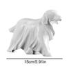 Luminous Ghost Dog Statue Ghosts Walking Dog Figurine Halloween Decoration Resin Ornament Home Festival Party Decoration