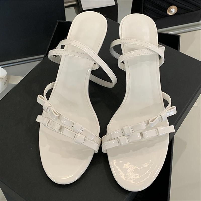 Pesstwei Open Toe Narrow Band Women Sandals Fashion Buckle Strap Thin High Heels Dress Stripper Ladies Summer Shoes Size: 40