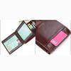 RFID štětec proti krádeži pro pánské peněženky Business Retro multifunkční vrchní vrstva hovězí kůže Multi slot pro karty Kreditní karta Kapesní Peněženka