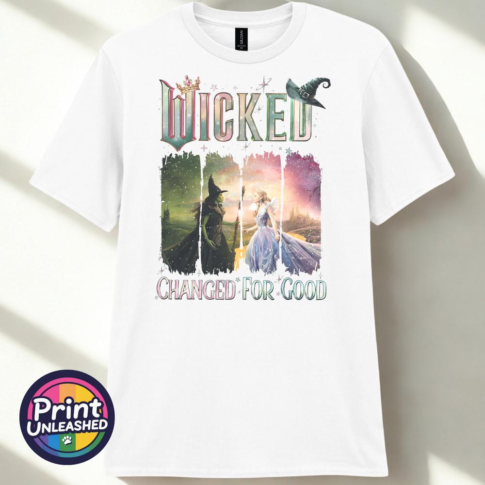 Changed for Good TShirt Wicked Graphic Tee Unisex S2XL Musical Movie Tee