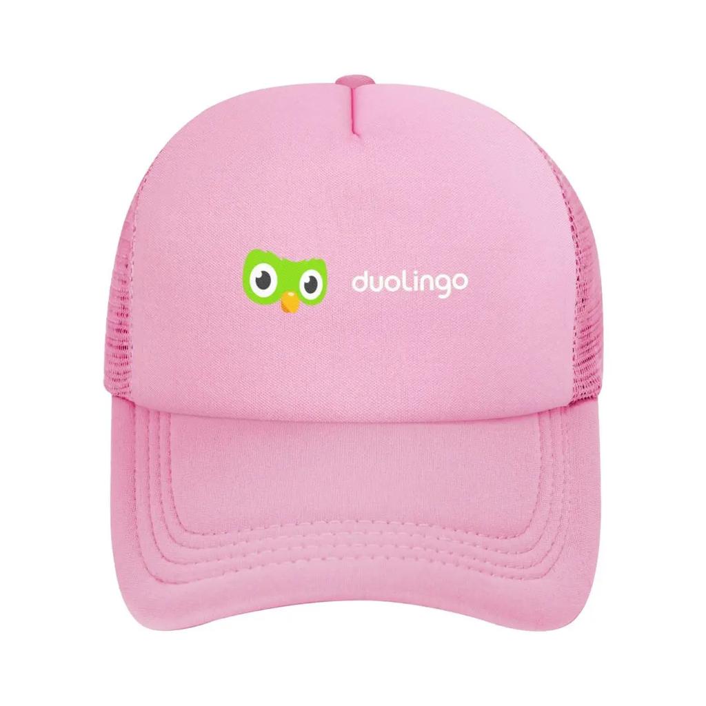 Duolingo Owl Duo Mesh Baseball Caps Snapback Fashion Baseball Hats Breathable Casual Casquette Outdoor Unisex