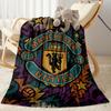 Manchester Fan Art Blanket Soft Warm Cozy Great for Picnics Chair Bed Four Seasons Multipurpose Modern Style Unique Gift for Family and Friends Campin