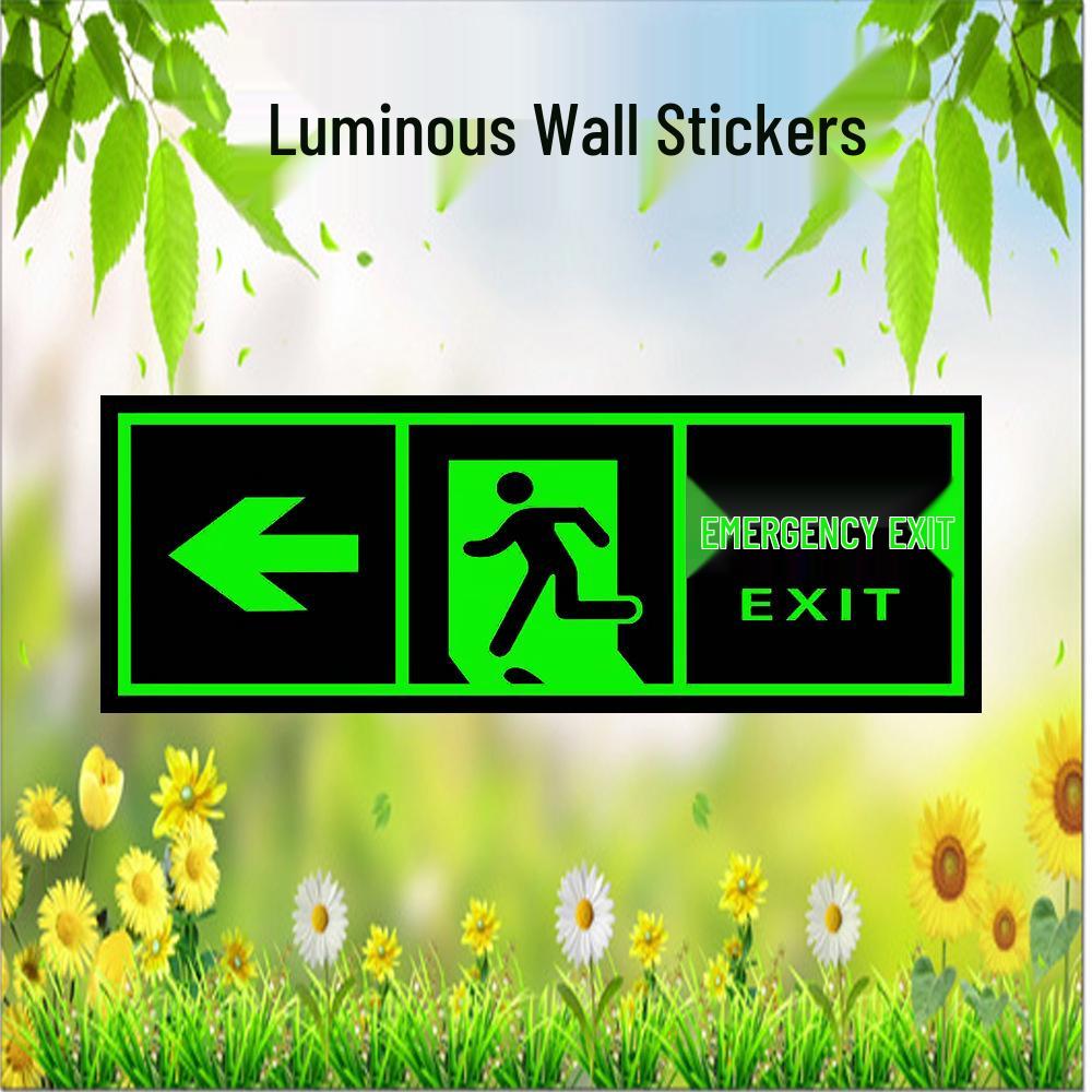

Luminous PVC Emergency Exit & Stair Safety Sign Sticker