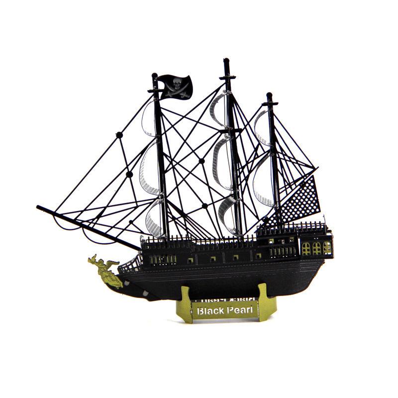 Black Pearl Full Metal 3D DIY Stainless Steel Jigsaw Puzzle